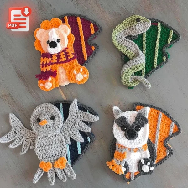 Houses of Wizardry – Crochet PDF Tutorial