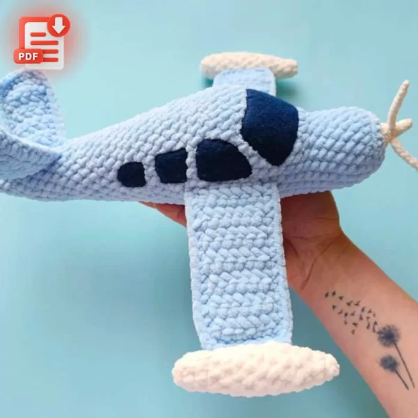 Amigurumi Plane – Crochet PDF Tutorial