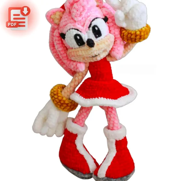 Amy sonic – Crochet PDF Tutorial