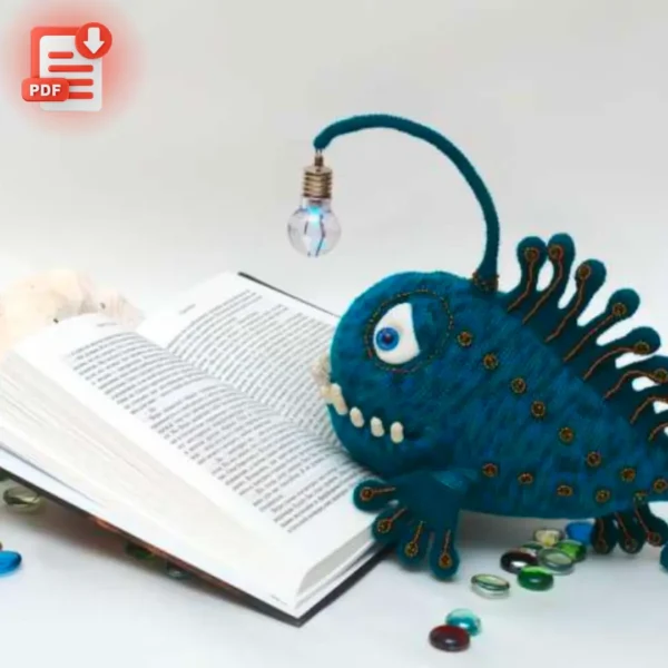 Angler monkfish – Crochet PDF Tutorial