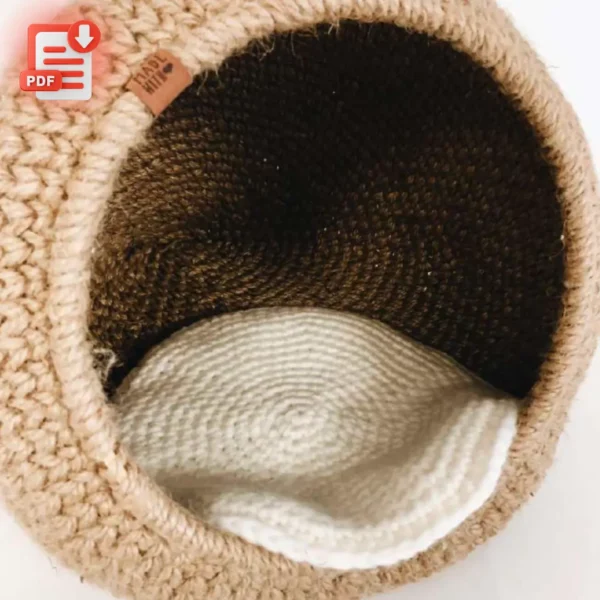 Cat Bed – Crochet PDF Tutorial